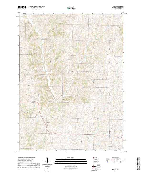 USGS Topographic Map – Wilcox