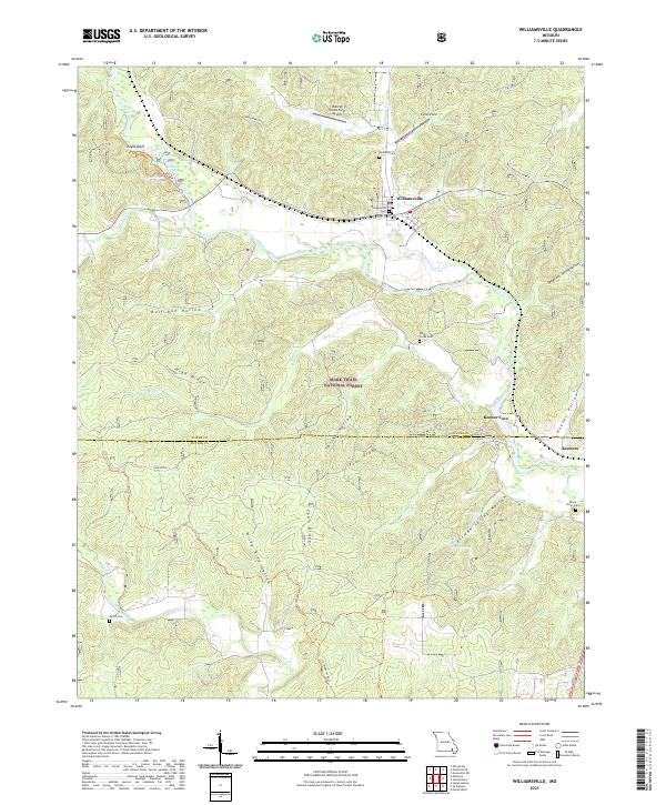 USGS Topographic Map – Williamsville
