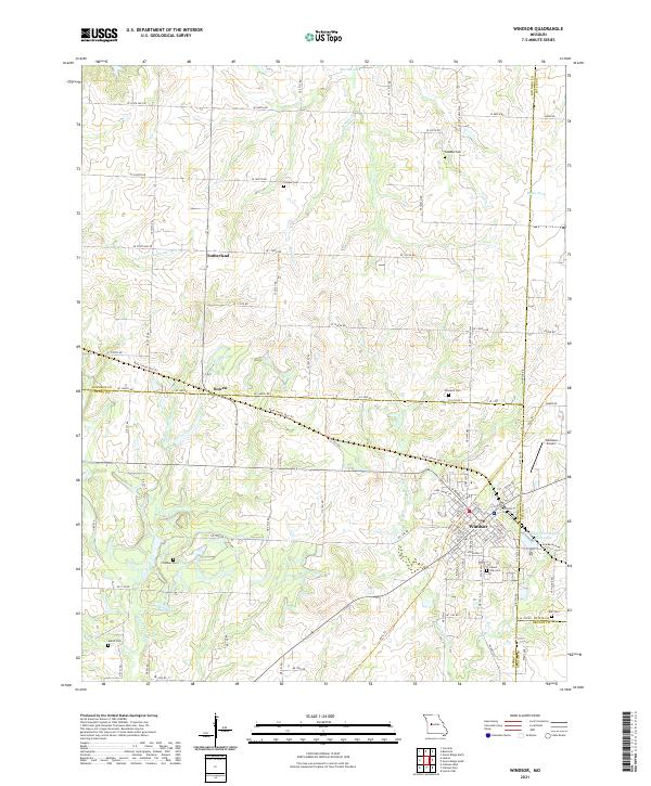 USGS Topographic Map – Windsor