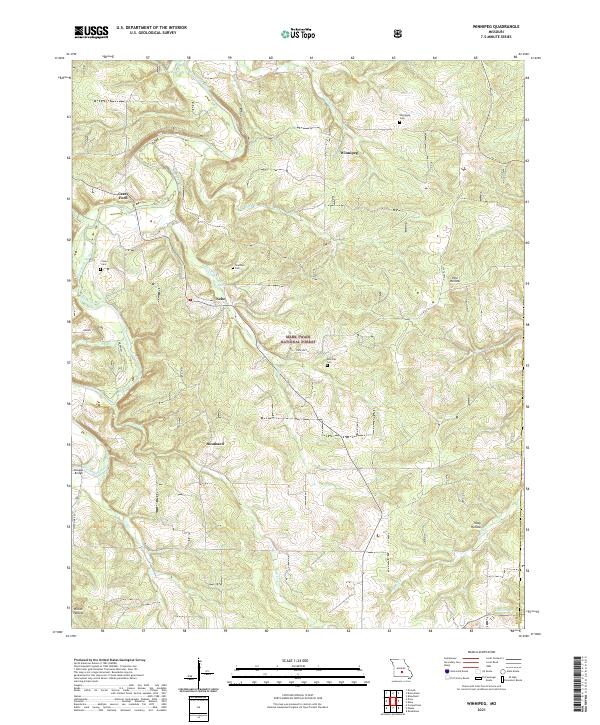 USGS Topographic Map – Winnipeg