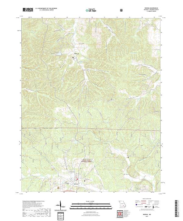 USGS Topographic Map – Winona