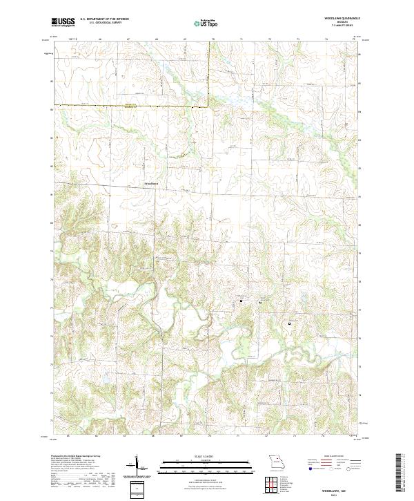 USGS Topographic Map – Woodlawn