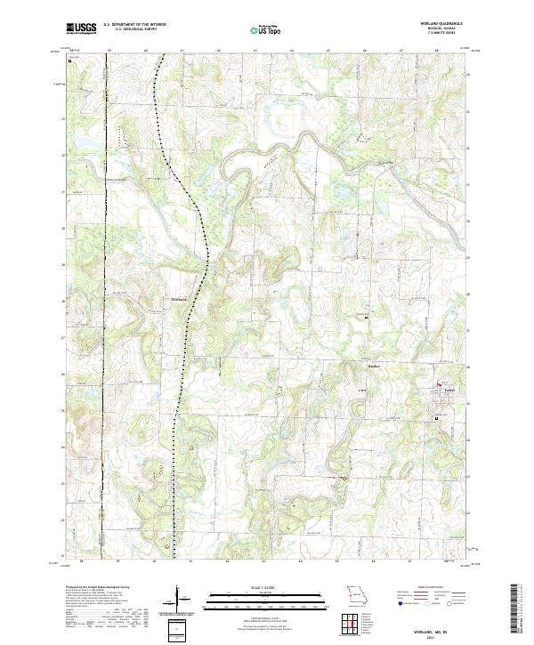 USGS Topographic Map – Worland