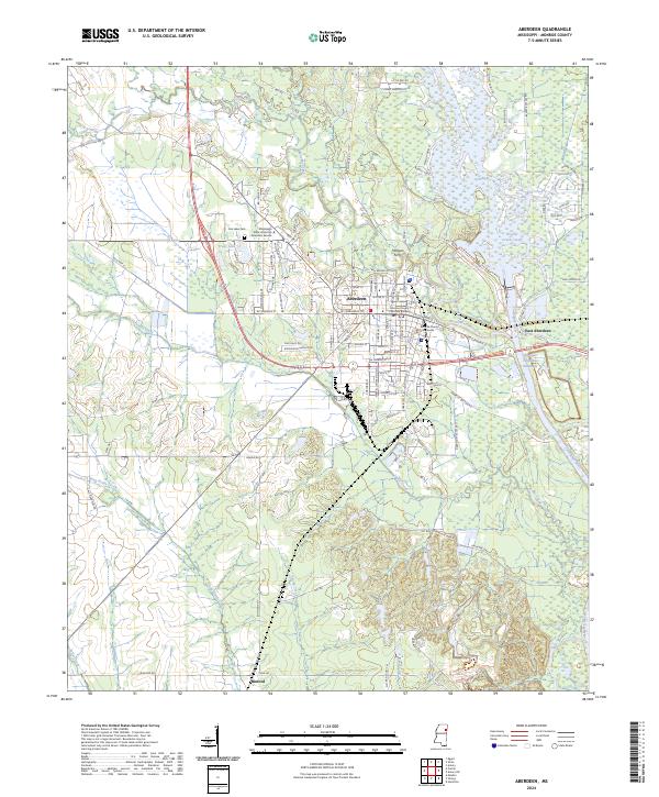 USGS Topographic Map – Aberdeen
