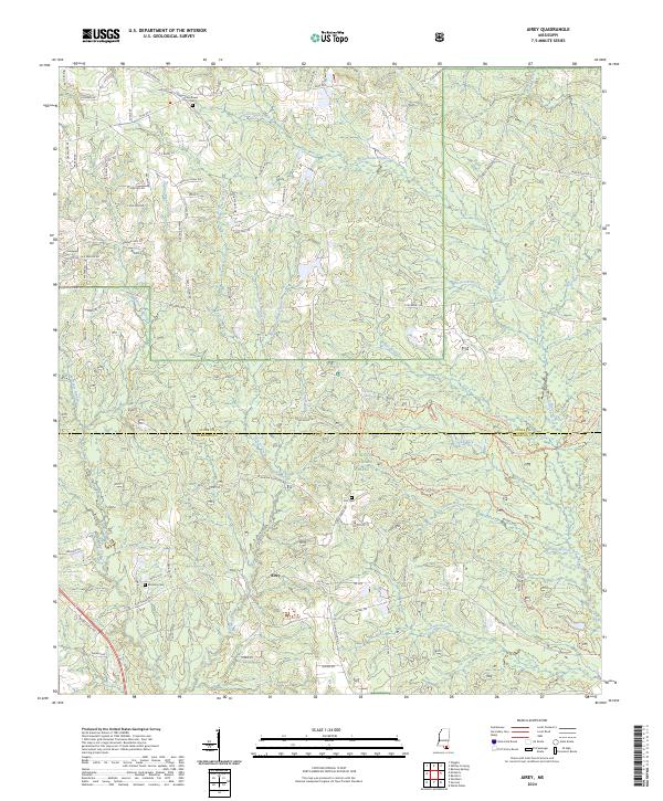 USGS Topographic Map – Airey