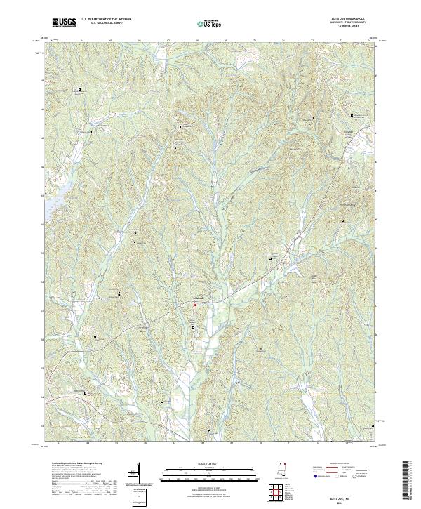 USGS Topographic Map – Altitude