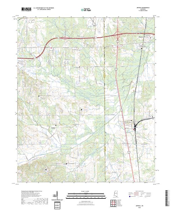 USGS Topographic Map – Artesia