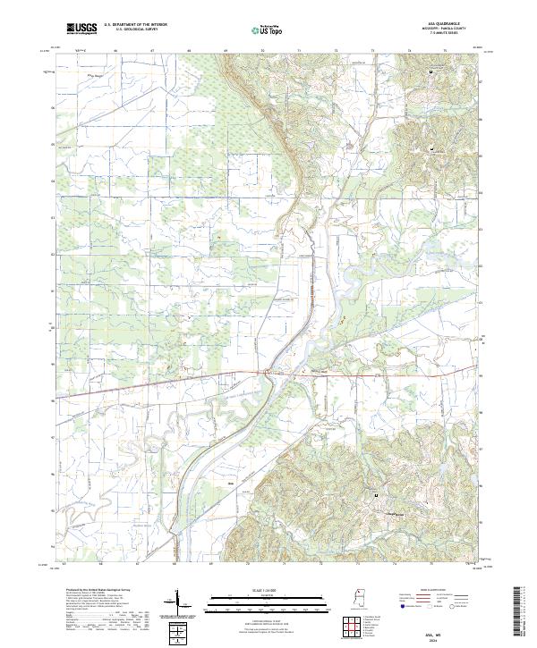 USGS Topographic Map – Asa