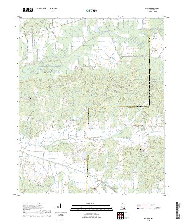 USGS Topographic Map – Atlanta