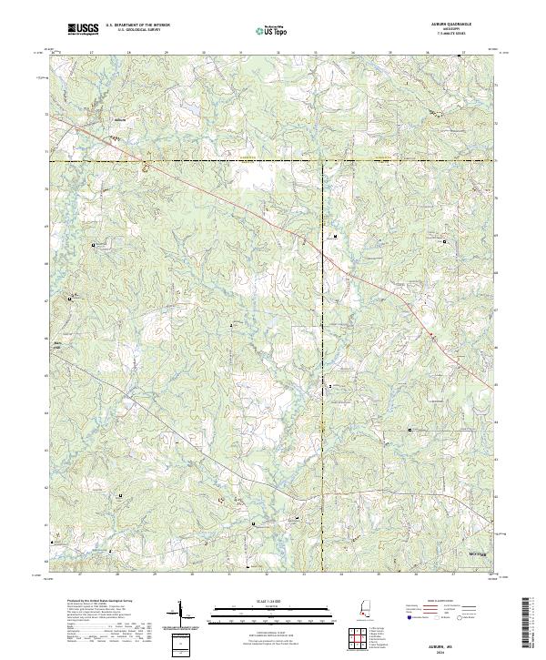 USGS Topographic Map – Auburn