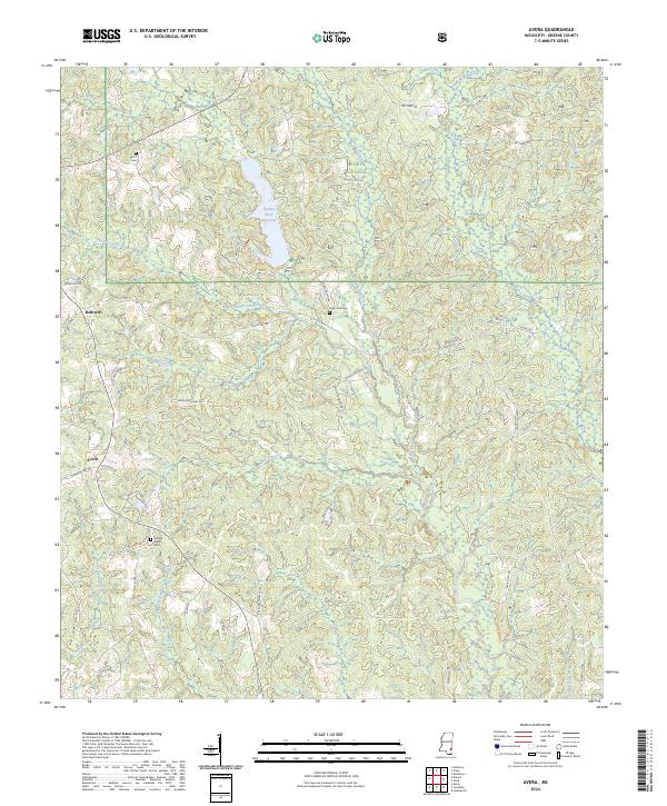 USGS Topographic Map – Avera