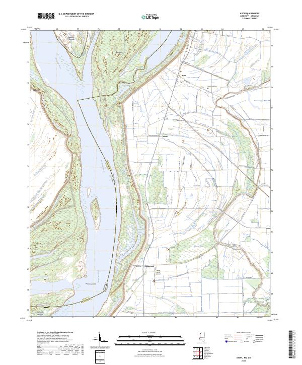 USGS Topographic Map – Avon