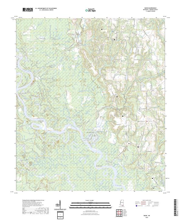 USGS Topographic Map – Basin