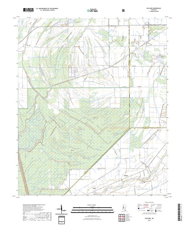 USGS Topographic Map – Bayland