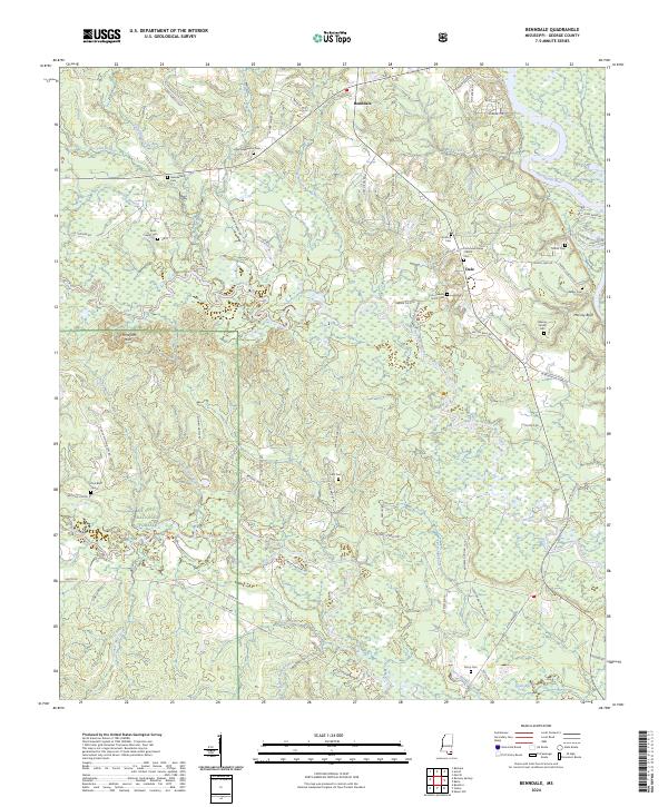 USGS Topographic Map – Benndale
