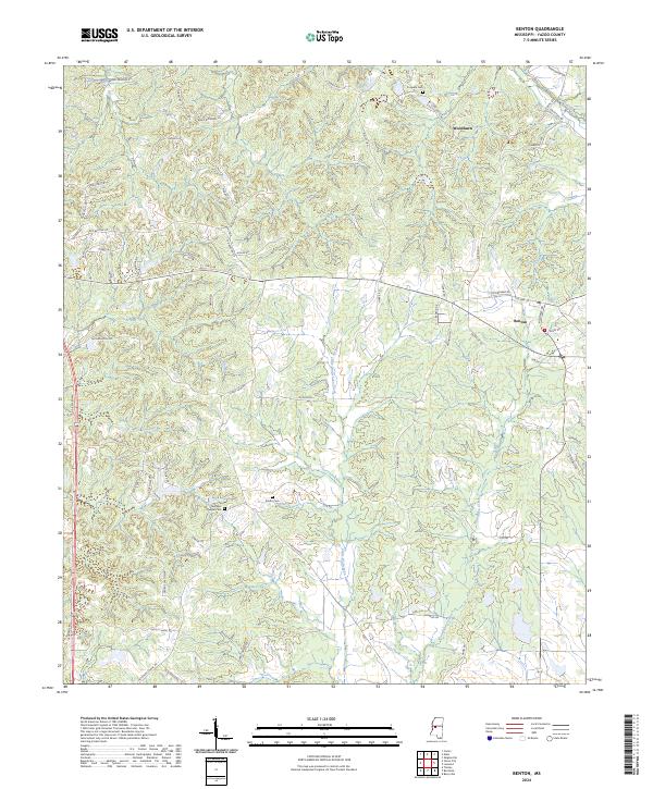 USGS Topographic Map – Benton