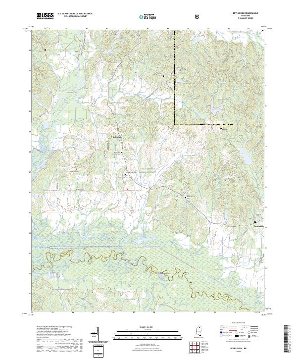 USGS Topographic Map – Bethlehem