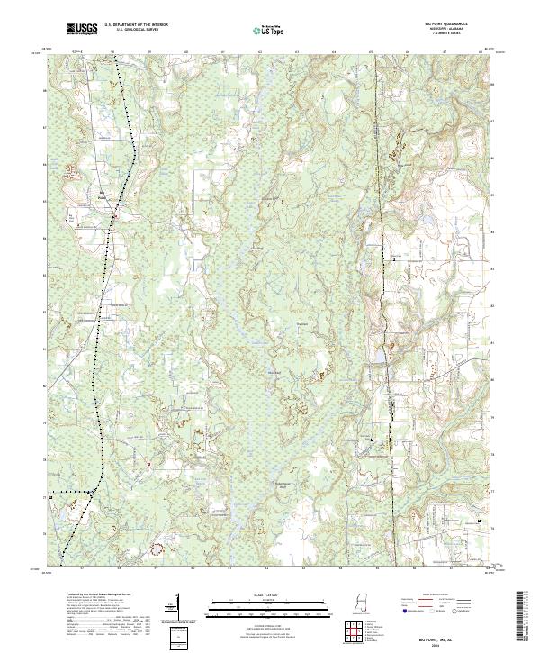 USGS Topographic Map – Big Point