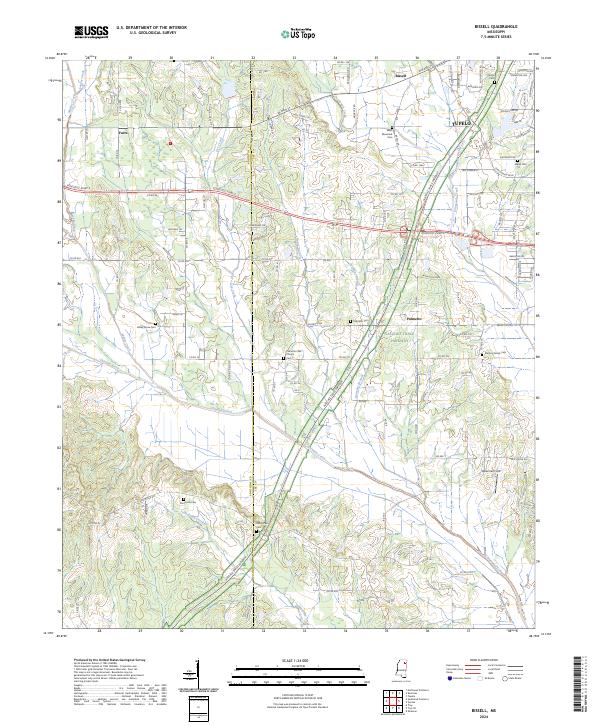 USGS Topographic Map – Bissell