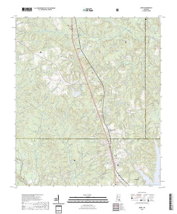 USGS Topographic Map – Bond