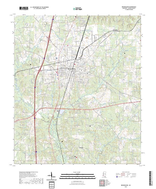 USGS Topographic Map – Brookhaven