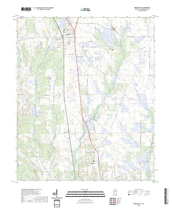 USGS Topographic Map – Brooksville