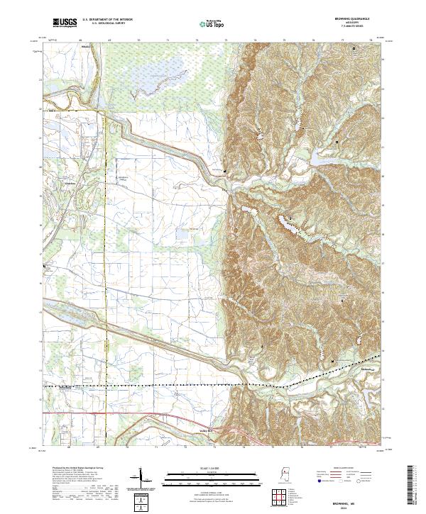 USGS Topographic Map – Browning