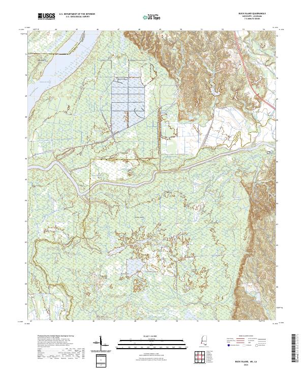 USGS Topographic Map – Buck Island