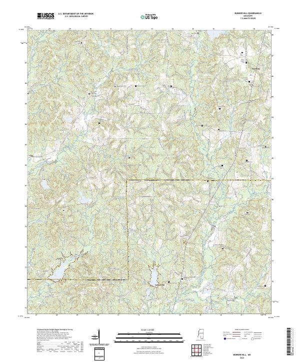 USGS Topographic Map – Bunker Hill