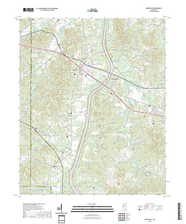 USGS Topographic Map – Burnsville