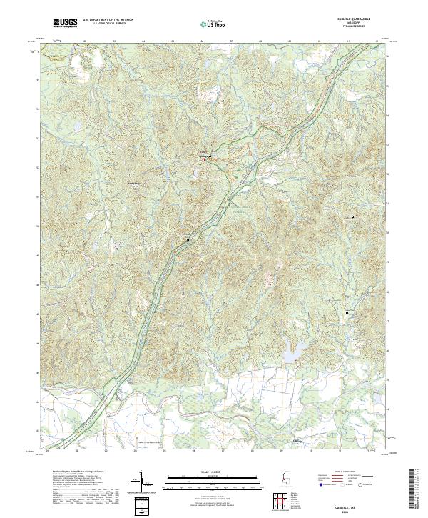 USGS Topographic Map – Carlisle