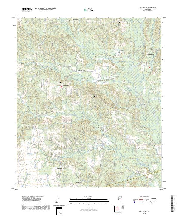 USGS Topographic Map – Carmichael