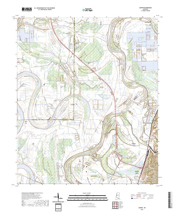 USGS Topographic Map – Carter