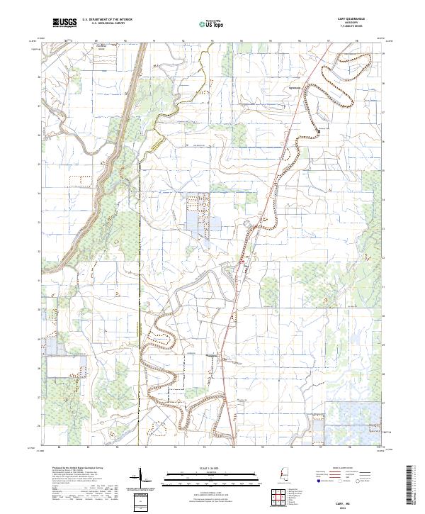 USGS Topographic Map – Cary