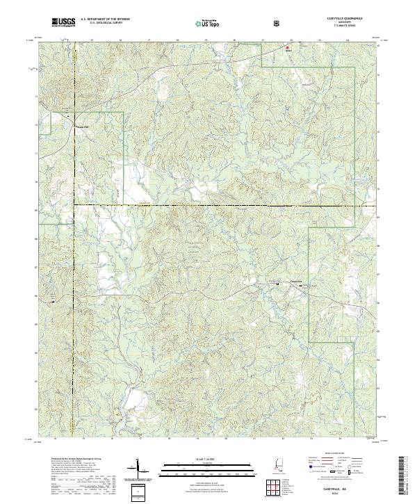 USGS Topographic Map – Caseyville