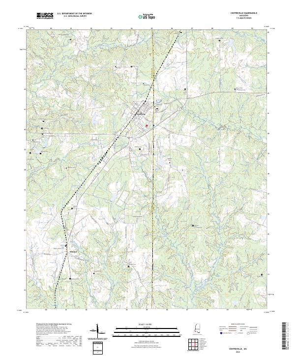 USGS Topographic Map – Centreville