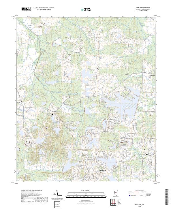USGS Topographic Map – Charlton