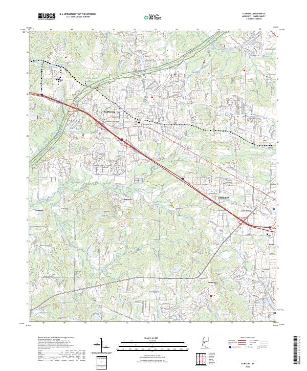 USGS Topographic Map – Clinton