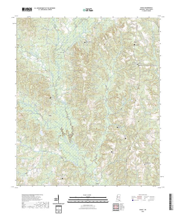 USGS Topographic Map – Cohay