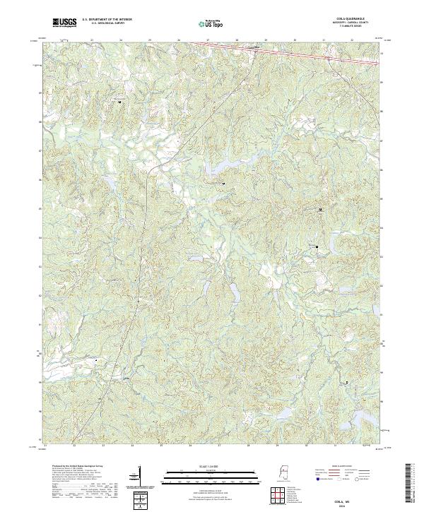 USGS Topographic Map – Coila