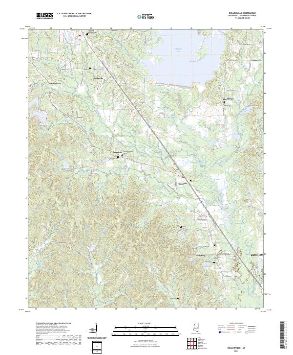 USGS Topographic Map – Collinsville