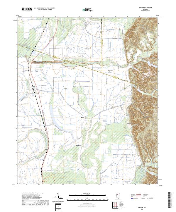 USGS Topographic Map – Cruger