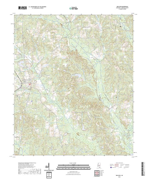 USGS Topographic Map – Decatur