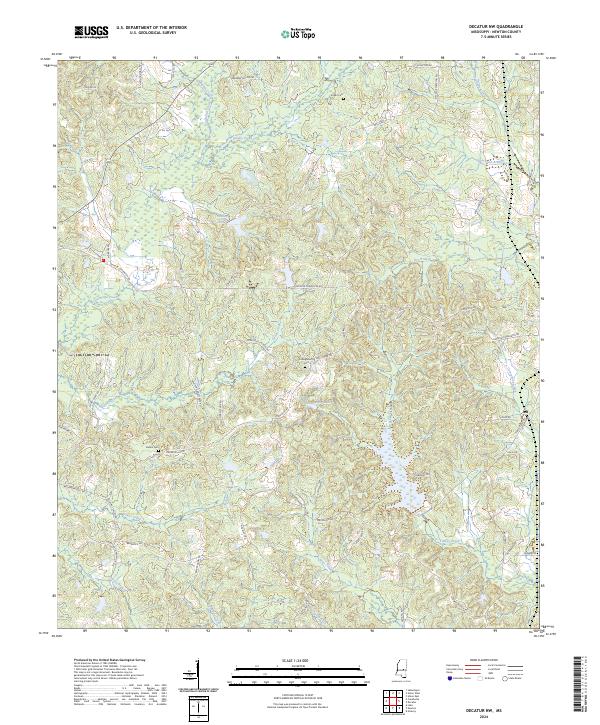 USGS Topographic Map – Decatur NW