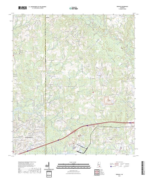 USGS Topographic Map – Dedeaux