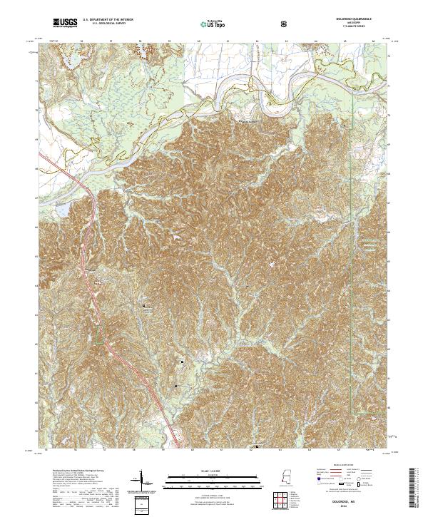 USGS Topographic Map – Doloroso