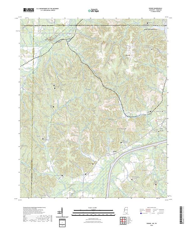 USGS Topographic Map – Doskie