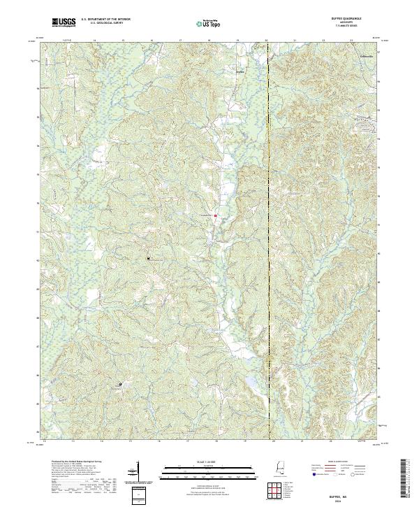 USGS Topographic Map – Duffee