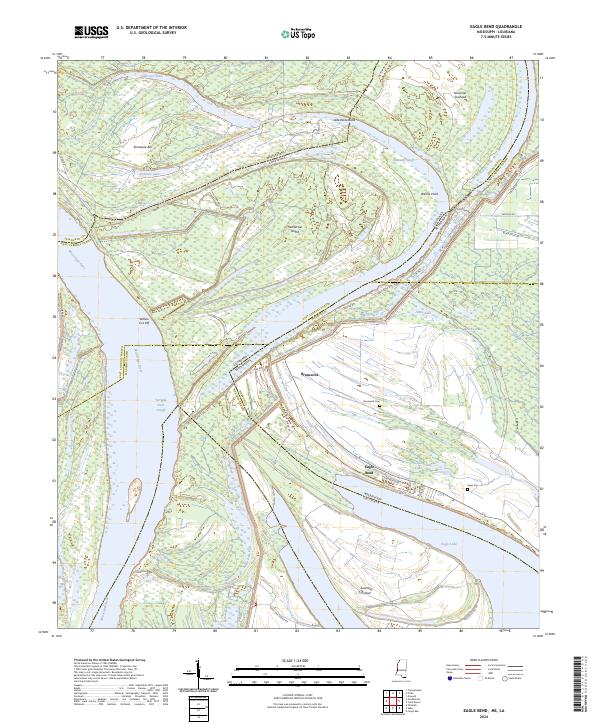 USGS Topographic Map – Eagle Bend