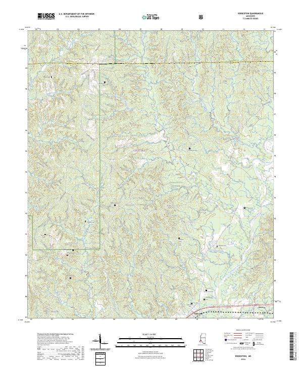 USGS Topographic Map – Eddiceton